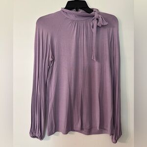 Ralph Lauren tie neck top